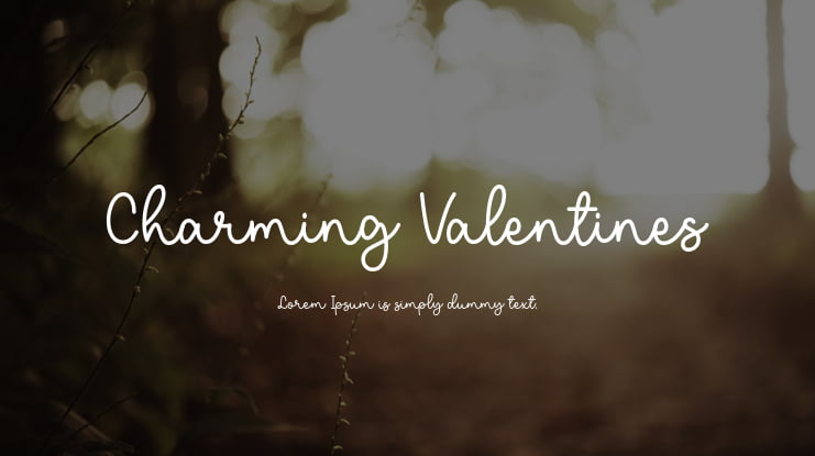 Charming Valentines Font