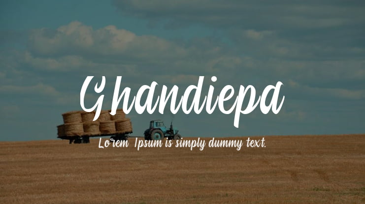 Ghandiepa Font