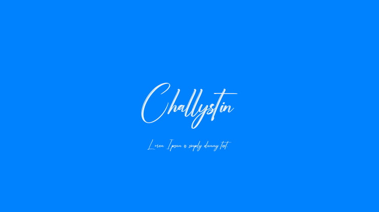 Challystin Font