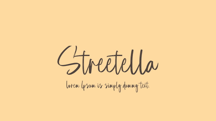 Streetella Font