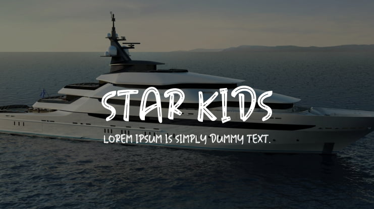 STAR KIDS Font