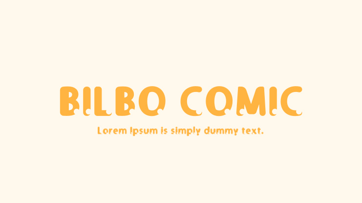 BILBO COMIC Font