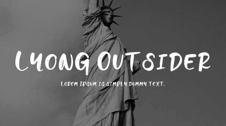 Lyong Outsider Font