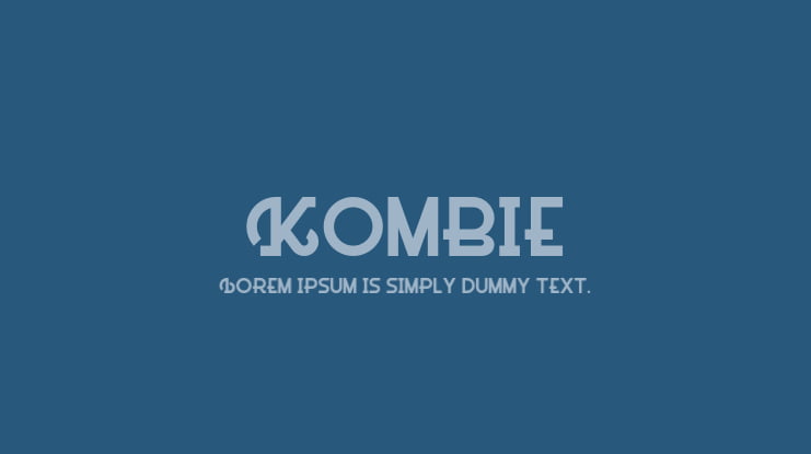 Kombie Font