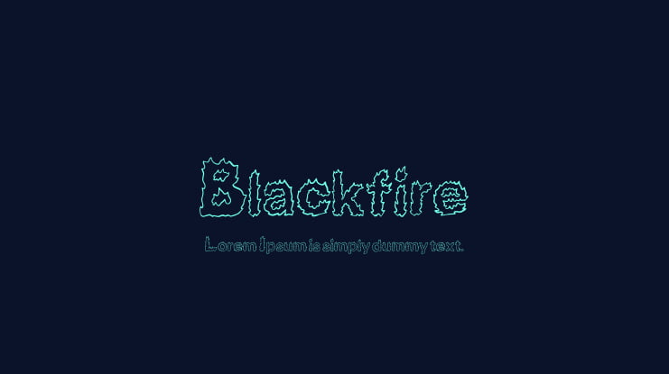 Blackfire Font