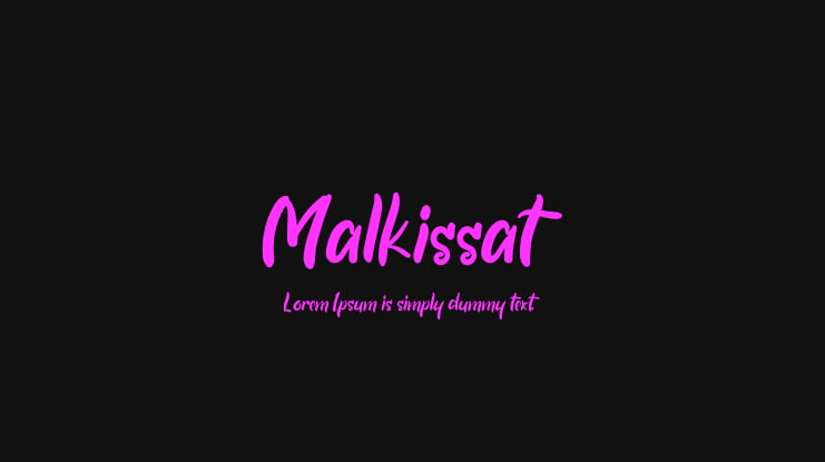 Malkissat Font