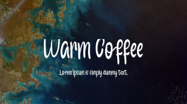 Warm Coffee Font