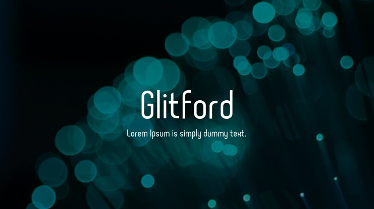 Glitford Font Family