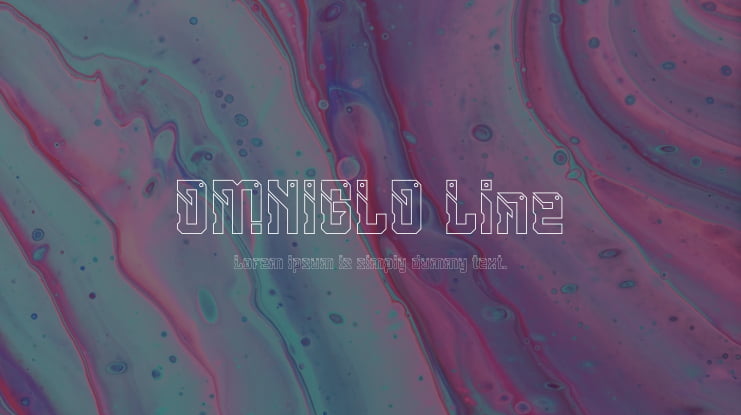 OMNIGLO Line Font Family