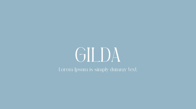 GILDA Font