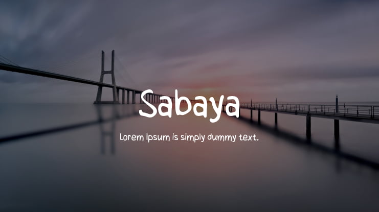 Sabaya Font