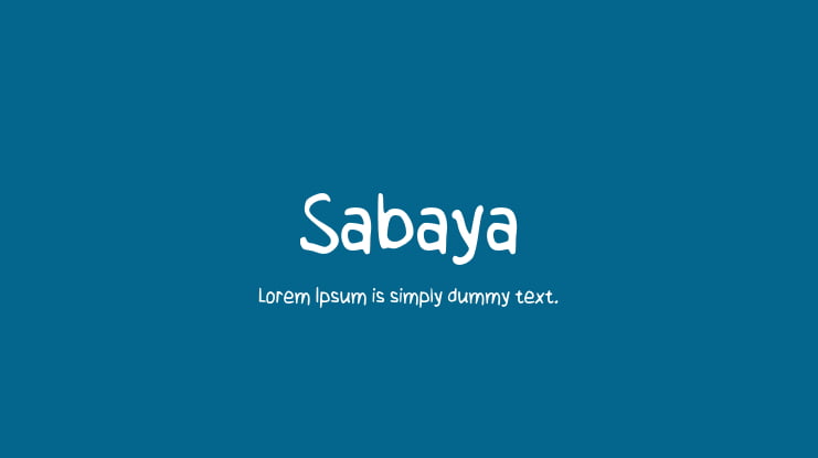 Sabaya Font