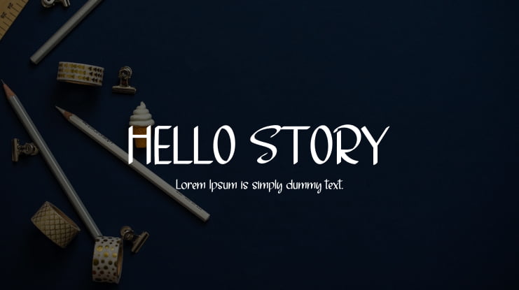 HELLO STORY Font