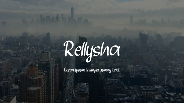 Rellysha Font