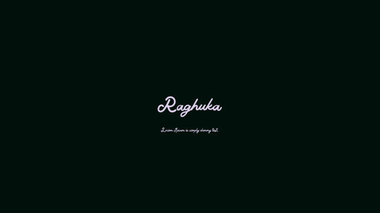 Raghuka Font