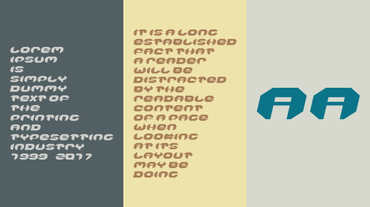 FF Rain Block Font Family