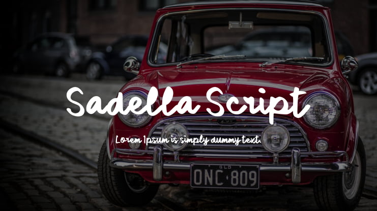 Sadella Script Font