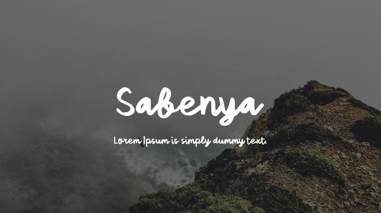 Sabenya Font