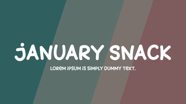 January Snack Font