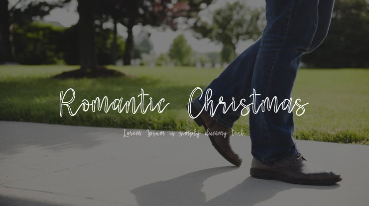 Romantic Christmas Font