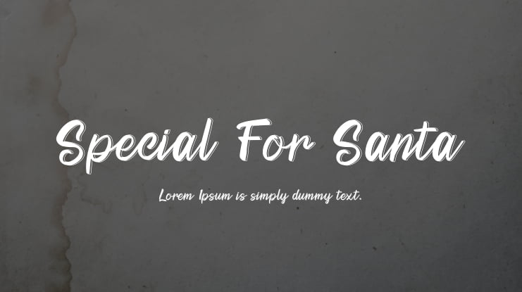 Special For Santa Font