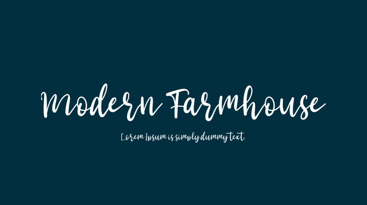 Modern Farmhouse Font