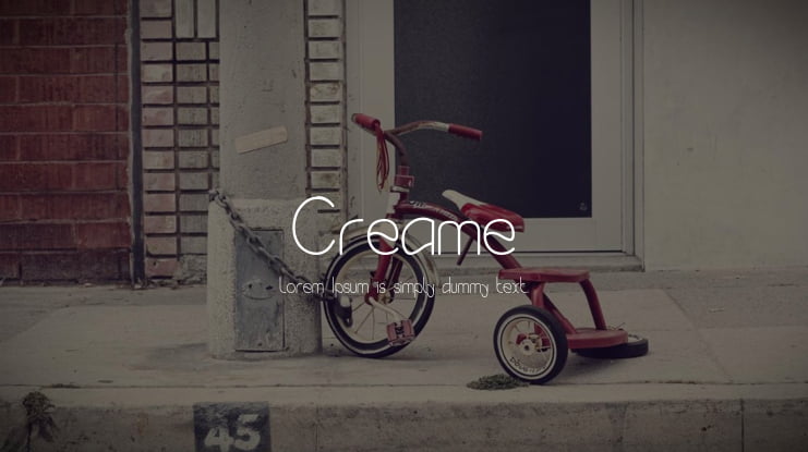 Creame Font