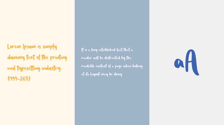 Blue Berry PERSONAL Font