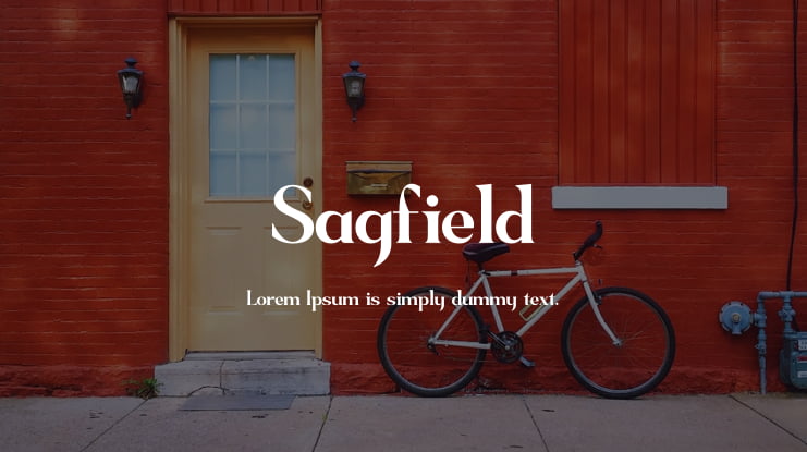 Sagfield Font