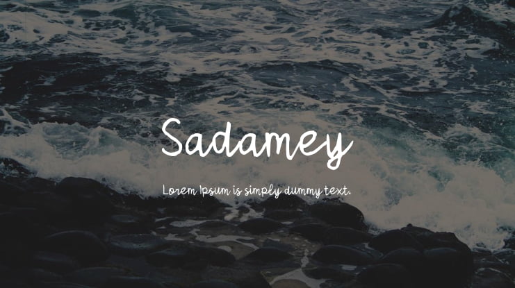 Sadamey Font