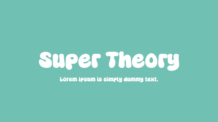 Super Theory Font