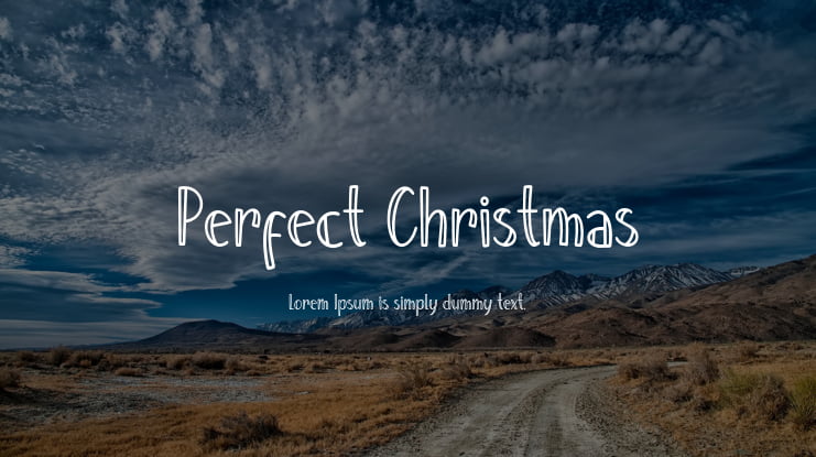 Perfect Christmas Font