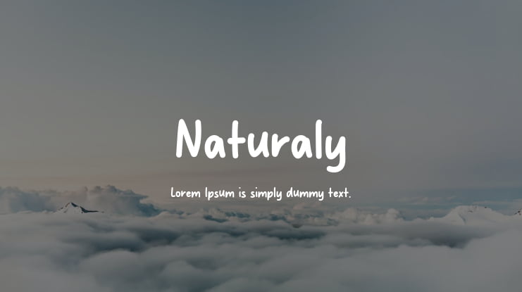 Naturaly Font