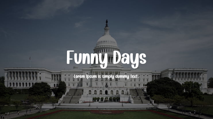 Funny Days Font