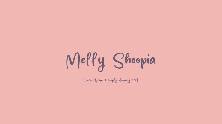 Melly Shoopia Font