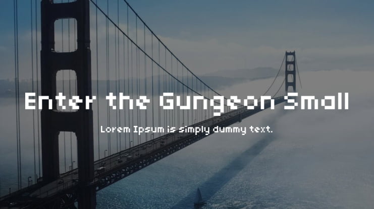 Enter the Gungeon Small Font