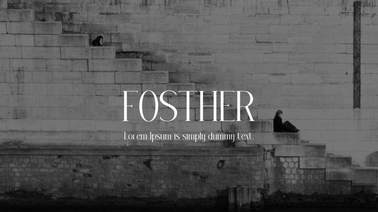 FOSTHER Font