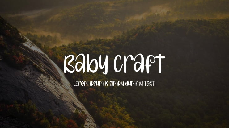 Baby Craft Font