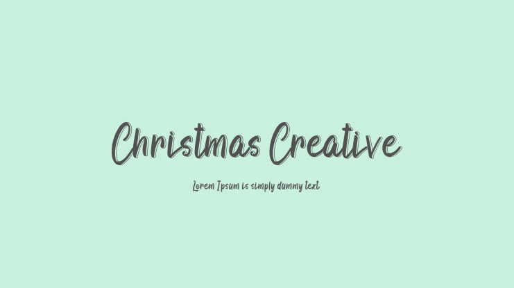 Christmas Creative Font