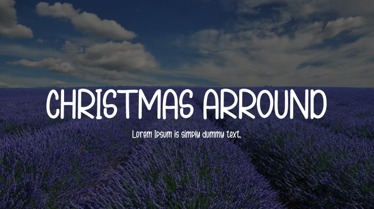 CHRISTMAS ARROUND Font