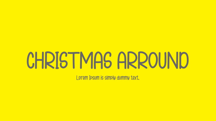 CHRISTMAS ARROUND Font