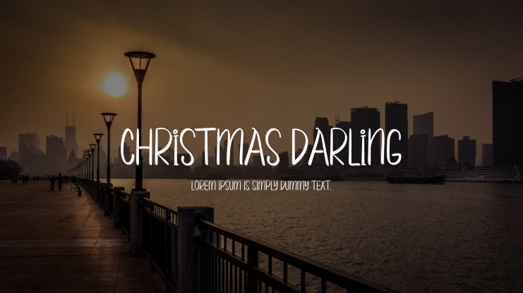 CHRISTMAS DARLING Font