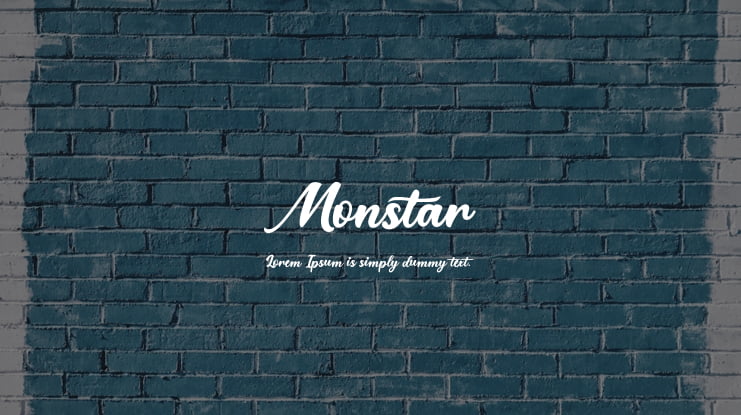 Monstar Font