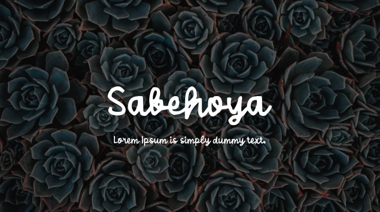 Sabehoya Font