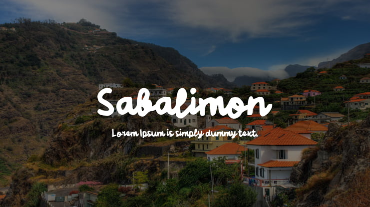 Sabalimon Font