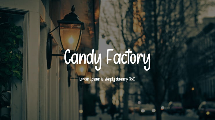 Candy Factory Font