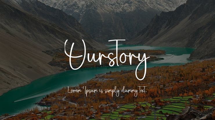 Ourstory Font