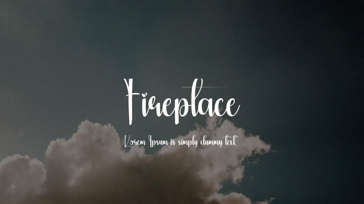 Fireplace Font