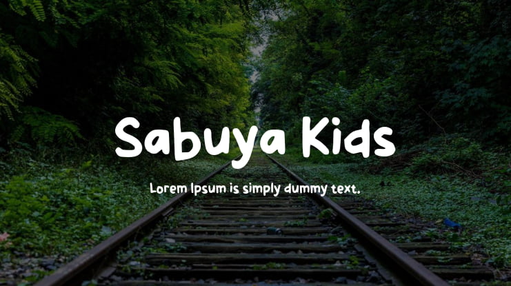 Sabuya Kids Font