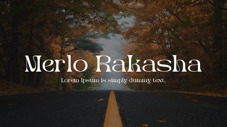 Merlo Rakasha Font